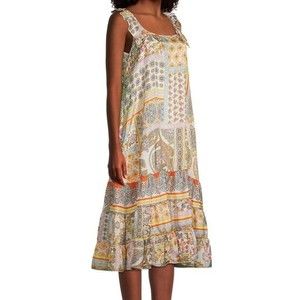 Johnny Was Yolanda Paisley Silk Dress